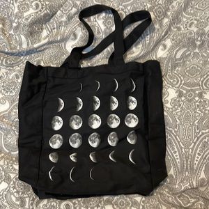 Moon phases tote bag